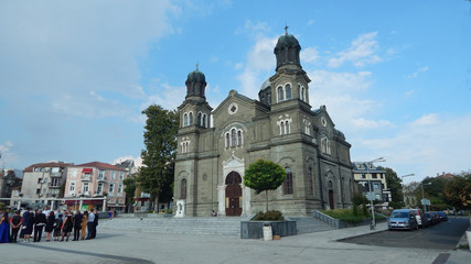 Fototapeta premium Bulgaria. Burgas. Church of St. Cyril and Methodius.