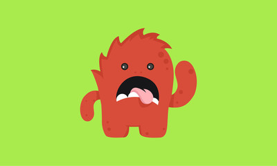 Obraz premium Cute_Monster