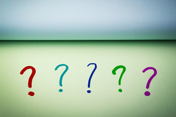 Question Mark Concept With Copy Space