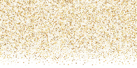 Gold confetti luxury sparkling confetti. Scattered