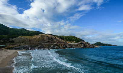 Fototapeta na wymiar Seascape of Nha Trang, Vietnam