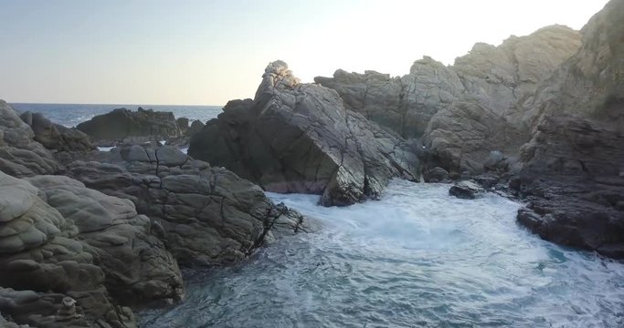 Mazunte, Oaxaca: Ventanilla Beach Natural Jacuzzi 01