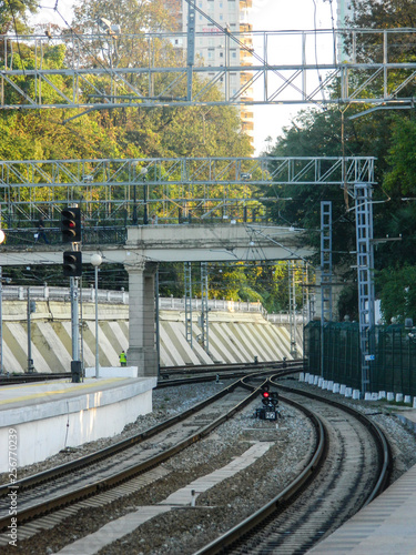 Railway Train Railroad Rail Transportation Station