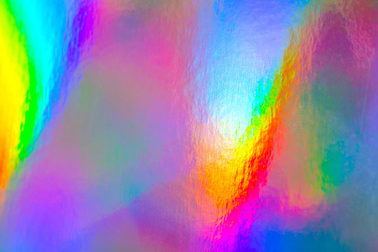 a colorful hologram paper