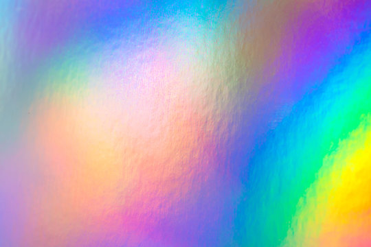 Holographic glitter polka dot texture diagonal color gradient