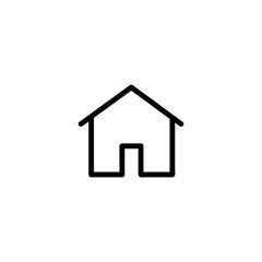 Home icon vector isolated on background. Trendy sweet symbol. Pixel perfect. illustration EPS 10. - Vector