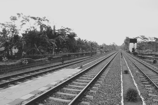 Railway Tracks in Winter