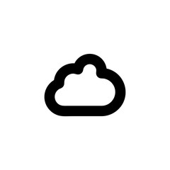 Cloud icon vector isolated on background. Trendy sweet symbol. Pixel perfect. illustration EPS 10. - Vector