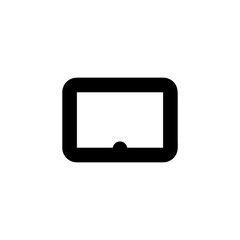 Tablet icon vector isolated on background. Trendy sweet symbol. Pixel perfect. illustration EPS 10. - Vector