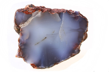 czech agate mineral gem isolated