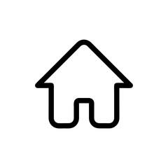 Fototapeta premium Home icon vector isolated on background. Trendy sweet symbol. Pixel perfect. illustration EPS 10. - Vector