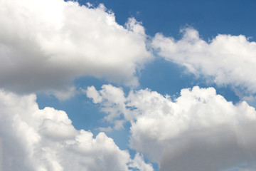 Obraz premium blue sky with cloud background