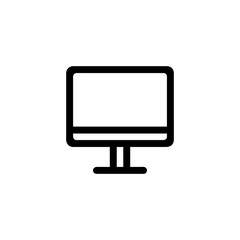 Computer icon vector isolated on background. Trendy sweet symbol. Pixel perfect. illustration EPS 10. - Vector