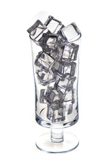 ice cubes in the glass