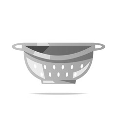 Colander vector isolated illustration