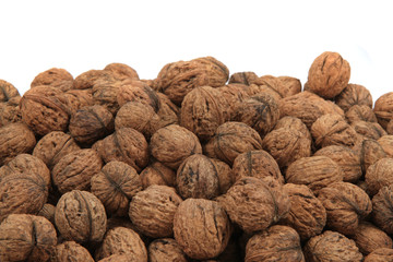 big wallnuts isolated