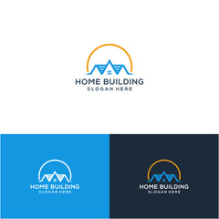 Real Estate logo template. home icon design  vector illustration