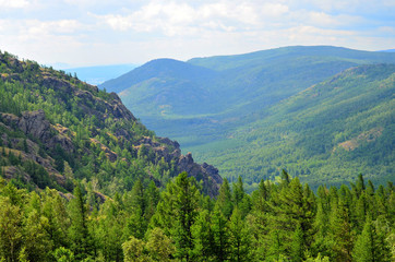 Fototapeta premium Summer in the Ural mountains is a short but wonderful time.