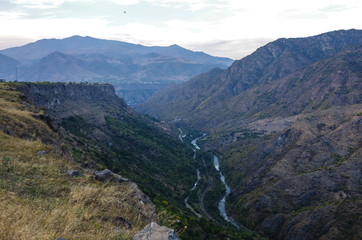 Fototapeta na wymiar The Debed river canyon, Armenia