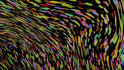Obraz premium Colourful simple abstract background, wavy effect. Stipple effect. Rhythmic noise particles. Grain texture. Wallpaper with colorful strokes. Wall interior design, lockscreen, pattern for package