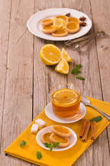 Lemon tartlets. 