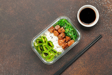 Hawaiian tuna poke bowl