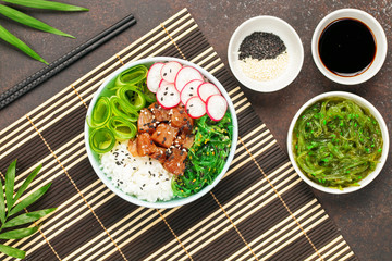 Hawaiian tuna poke bowl
