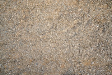 Top view of sandy beach. Background. Sand stones