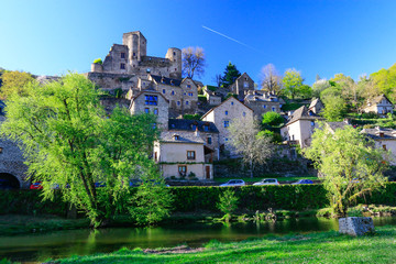 Village de Belcastel en Aveyron France