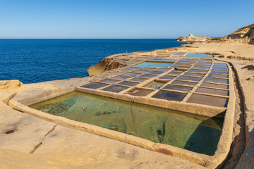 Le saline di Marsalforn, isola di Gozo MT