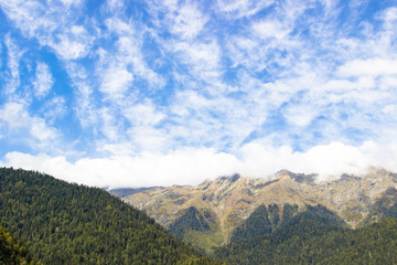 Tranquil mountain landscape