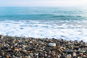Stones and the sea