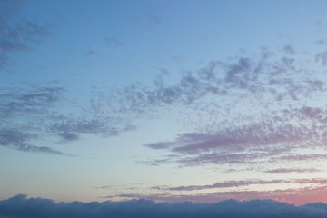 Obraz premium Tranquil sunset sky