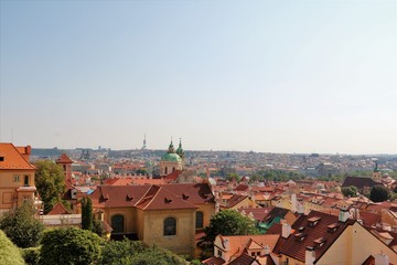 プラハ市街遠景