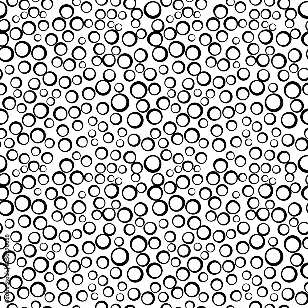 Poster simple circle shapes background. vector geometric abstract seamless pattern.