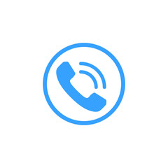 Modern communication contact us icon