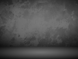 Black and gray background. Abstract black background for web design templates, christmas, halloween, valentine, product studio room and business report with smooth gradient color.