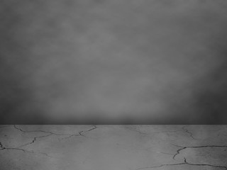 Black and gray background. Abstract black background for web design templates, christmas, halloween, valentine, product studio room and business report with smooth gradient color.