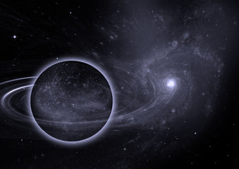 galaxy in a free space