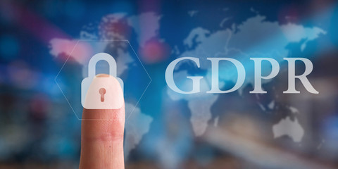 GDPR. Data Protection Regulation. Cyber security and privacy.Personal data protection,