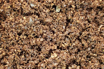 ground coffee texture