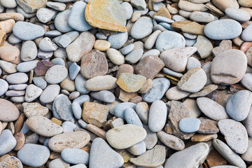 Beach pebble background
