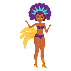 beautiful brazilian garota character