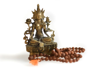 Copper Tara on a white background