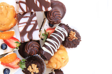 typical czech desserts isolated