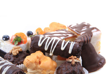 typical czech desserts isolated