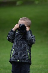 Boy with a camera