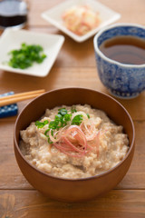 和風のオートミール粥