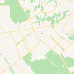 Naklejka premium Mazyr, Belarus printable map