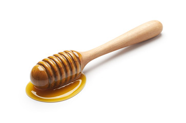 Honey dipper isolated